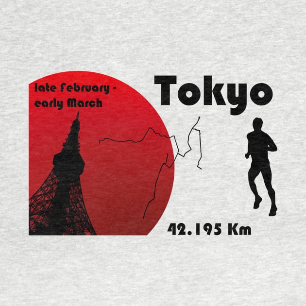 Tokyo marathon by CTinyFactory